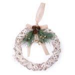 Венок из лозы ⌀25 см, толщ. 4 см, 01, Blumentag MRB-75