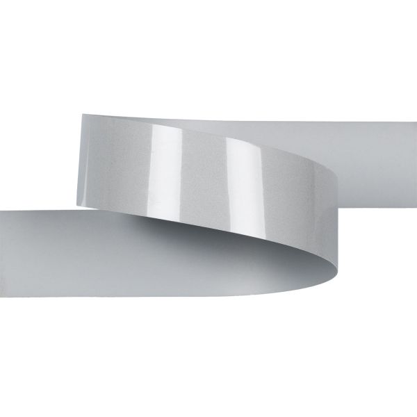 Лента светоотражающая (катафотная) термоклеевая [cpl:420], 20 мм / 50 метров, 100% полиуретан, серебро, Gamma TG9400