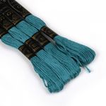 Мулине Ideal, цв.856 гр.синий, 24 мотка по 8 метров