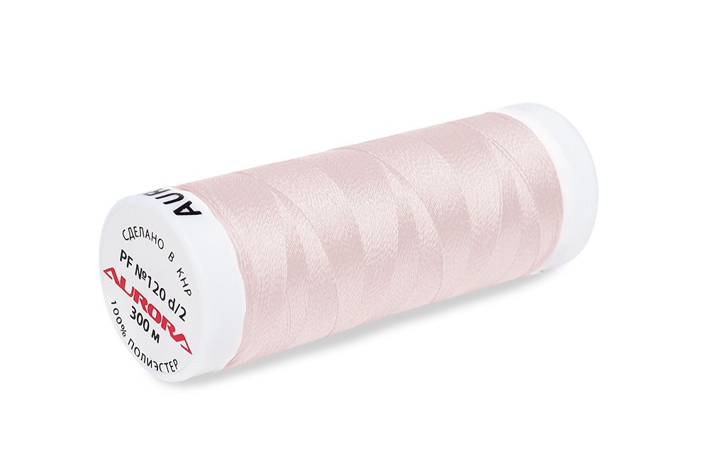 Нитки для креативных работ Aurora №120, 300 м, цв. PF110, 5 катушек