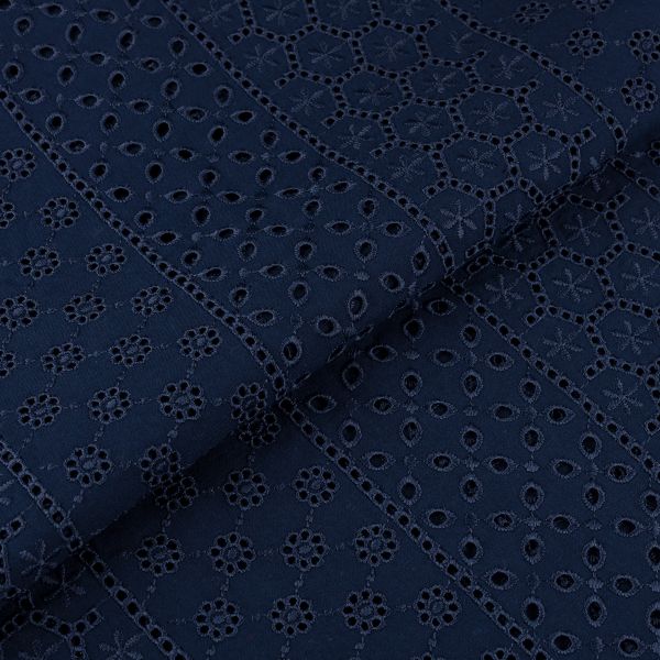 Ткань шитьё (прошва) 285 г/м², 135 см / 10 метров, 19-4024 т.синий, Gamma YFAS-981-R