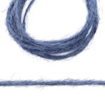 Шпагат джутовый 2-х ниточный ⌀1.12 мм, 50 м, 1120 текс, качество СВ, цветной (синий), 74973