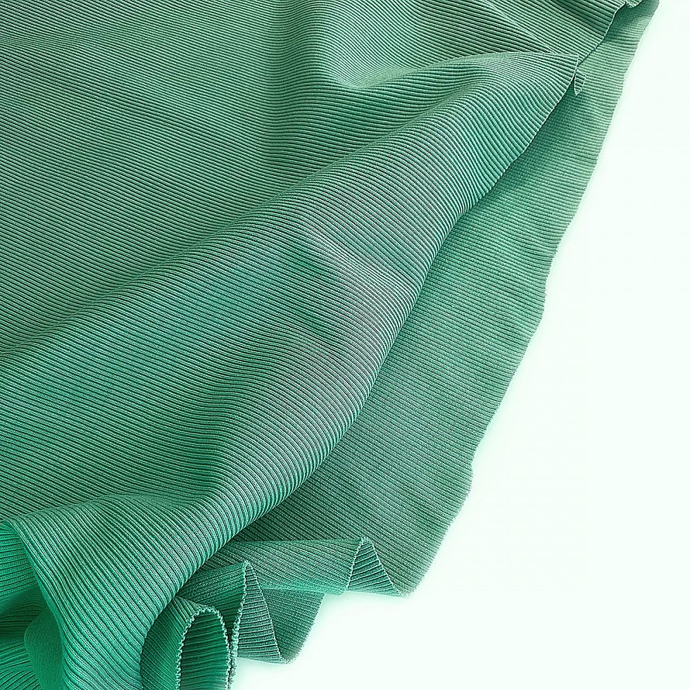 Кашкорсе с лайкрой пенье 400 г/м², 60+60 см / 3 метра, КАШ.400.16-5815.3, малахит