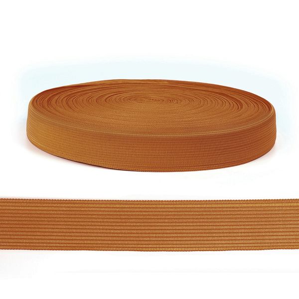 Тесьма (лента) окантовочная 22 мм / 100 метров, вязаная, 001-22 цв.103 рыжий