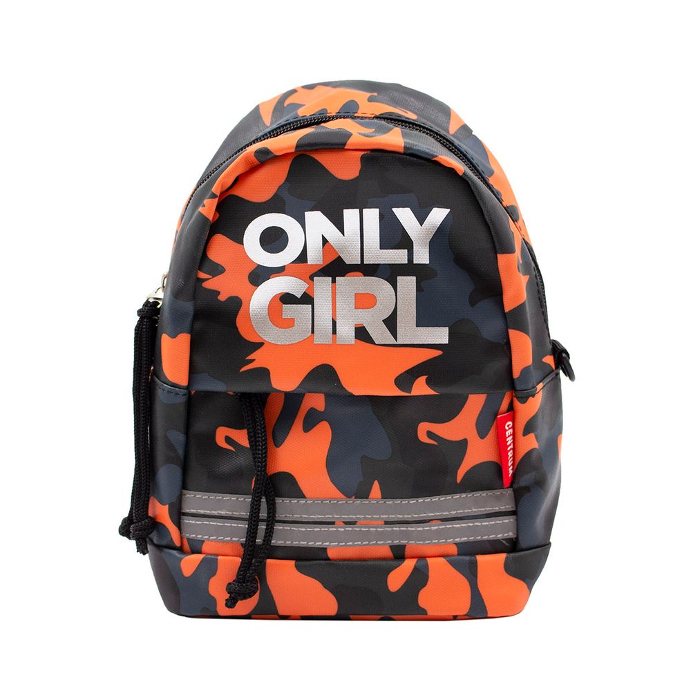 Рюкзак молодежный Only Girl оранжевый, 1 отделение на молнии, 24*16*11 см, 89436