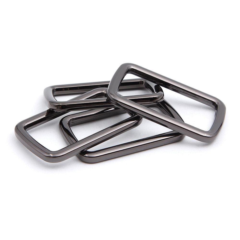 Рамка прямоугольная металл 40 мм /49х30 мм/ чер.никель, ГУ12749, 4 шт