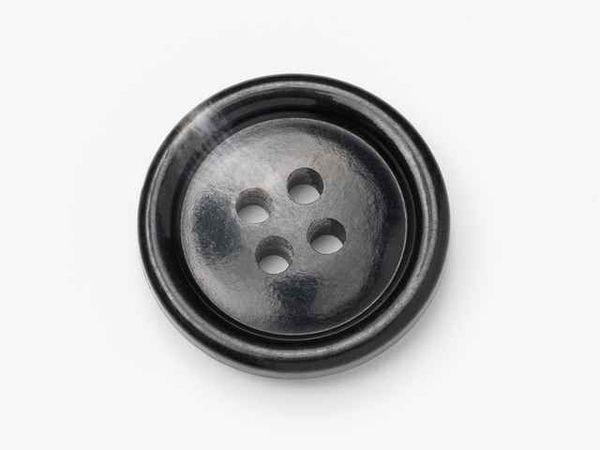 Пуговицы Bogazici 4 прокола 32L = 20 мм, Ф.100 черно-серый, 100 шт