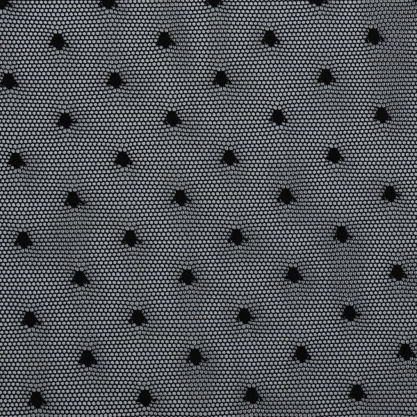 Сетка бельевая эластичная 65 г/м², шир.160 см / 5 метров, Мушка, 00128, 02 черный /00128.02.1/