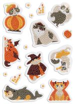 Алмазная (кристальная) мозаика Фрея, наклейки Маскарад, 14х19.5 см