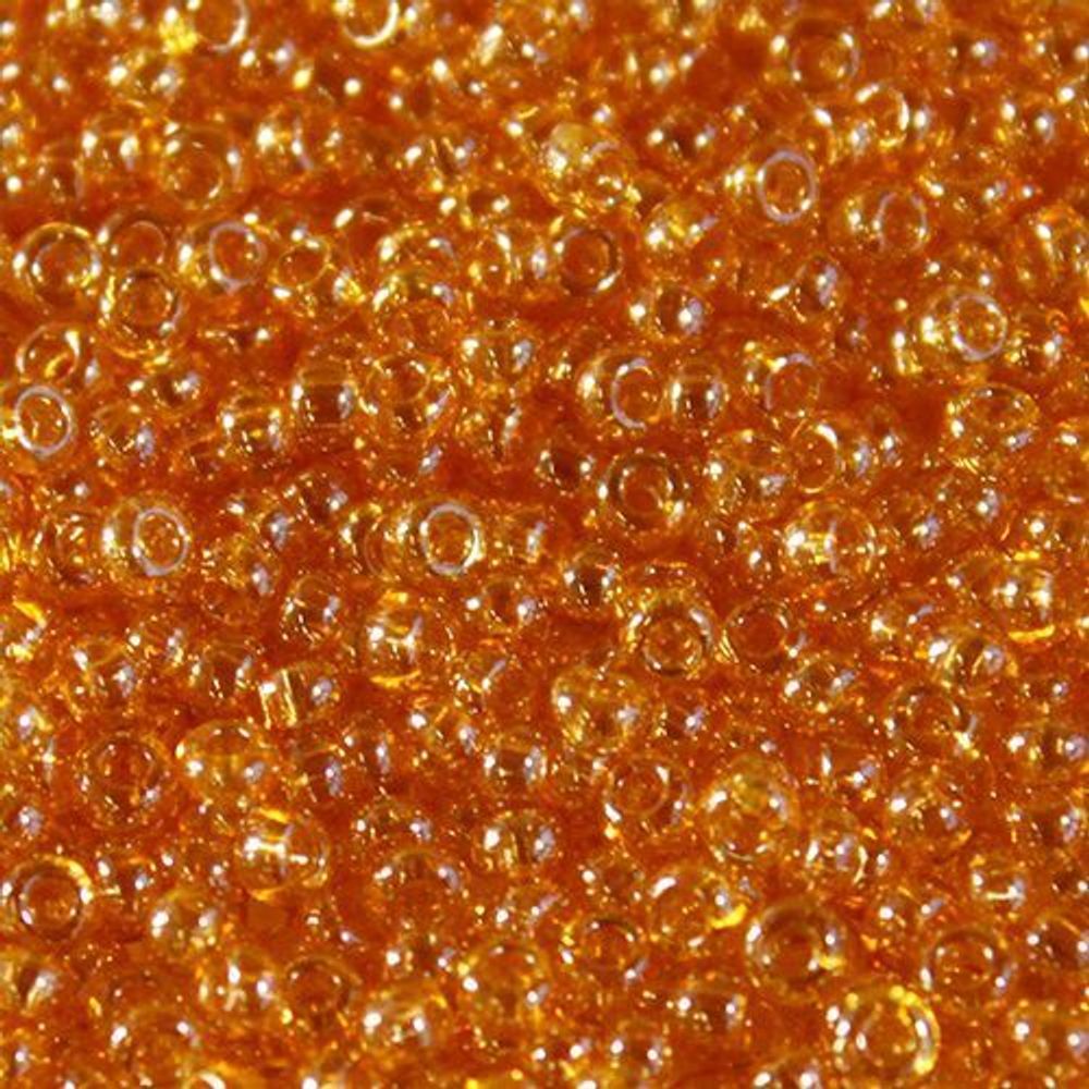 Бисер Preciosa прозрачный с жемчужным покрытием 10/0 (2.3 мм), 1х50г, цв. 16020