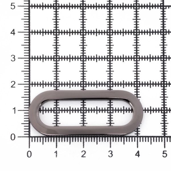 Рамка овальная металл 35 мм (чер.никель), ГНУ13818, 20 шт