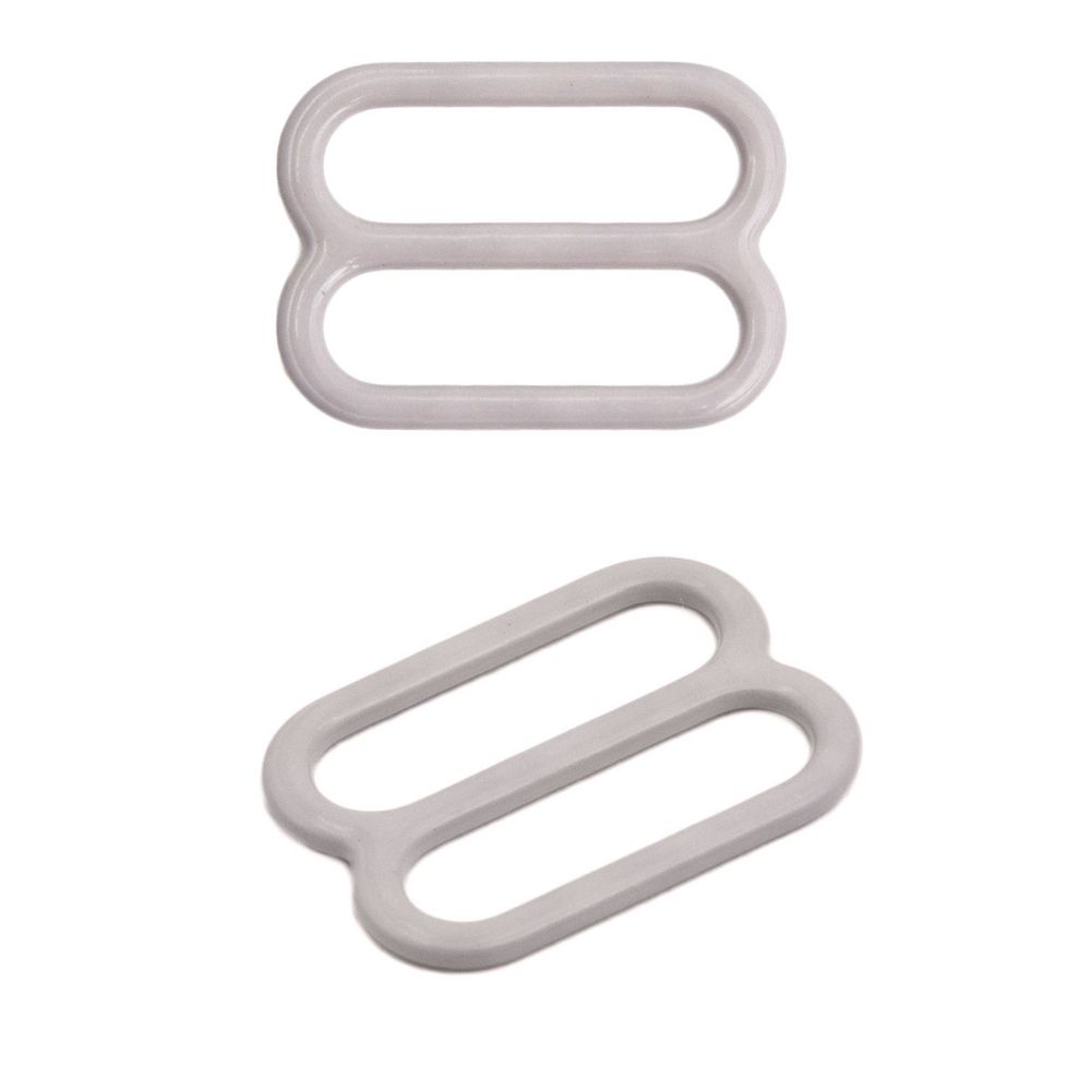 Рамки-регуляторы для бюстгальтера металл 15.0 мм, C154 св.серый, 100 шт