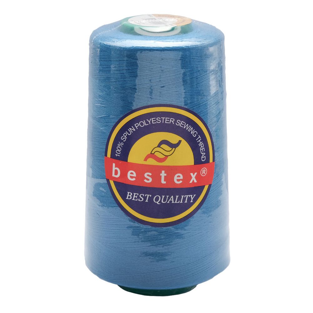 Нитки универсальные Bestex 50/2, 4570 м (5000 ярд) / 1 кат., 368 сине-голубой