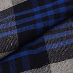 Фланель рубашечная 150 г/м², 150 см / 2 метра, TBY.Fl.T390.2, цв.390 синий