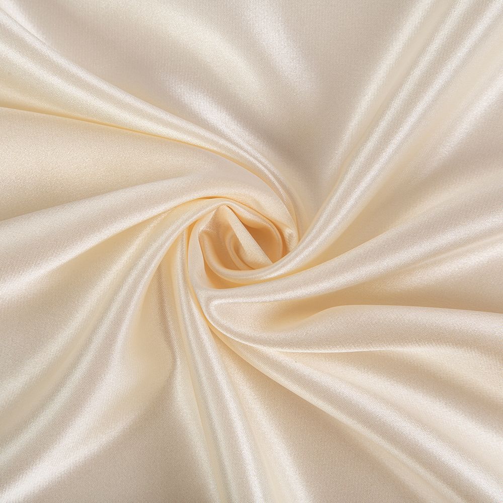 Ткань блузочная Poly satin 100 г/м², 45х45 см, 08 слоновая кость, Gamma PSS-001