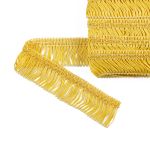 Бахрома отделочная 35.0 мм / 16 метров, 003 желтый, Gamma А-08