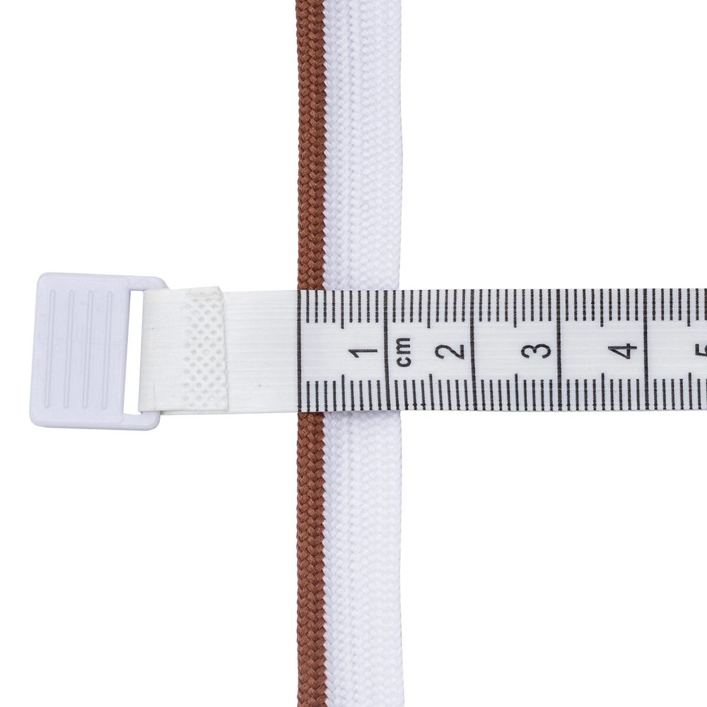 Кант отделочный 10 мм / 91.4 метр, белый/коричневый, 3AR2731