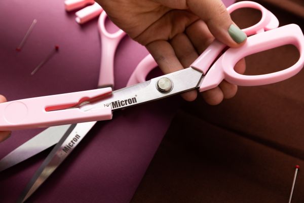 Ножницы закройные (портновские) 23 см, Micron, VIT-38, с защитным колпачком