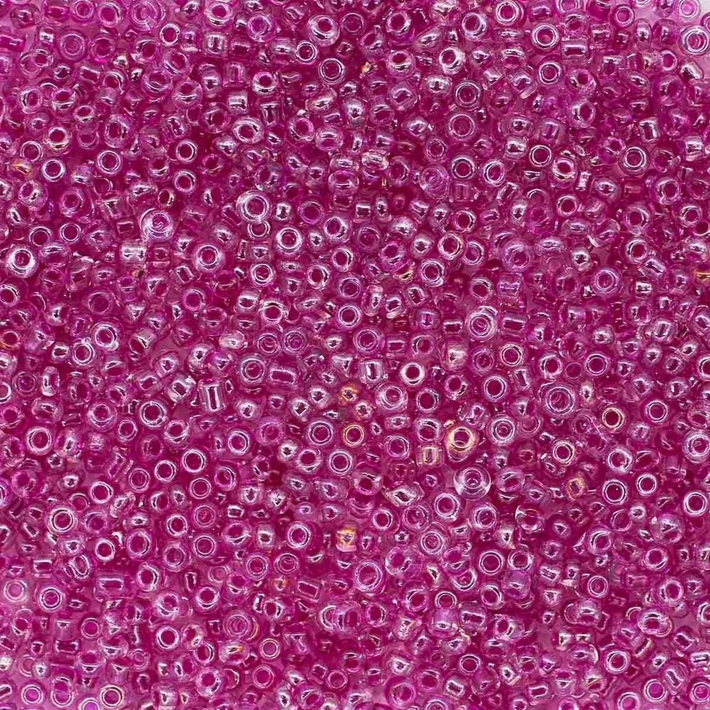 Бисер Astra&Craft 11/0 (2.1 мм), 200 г (10х20 г), цв. 2209 фиолетовый/прозр.с.цвет.центром (глянцевый)