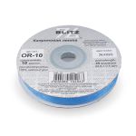 Лента капроновая (органза) 10.0 мм / 22.8±1 метра, 088 небесно-голубой, Blitz OR-10