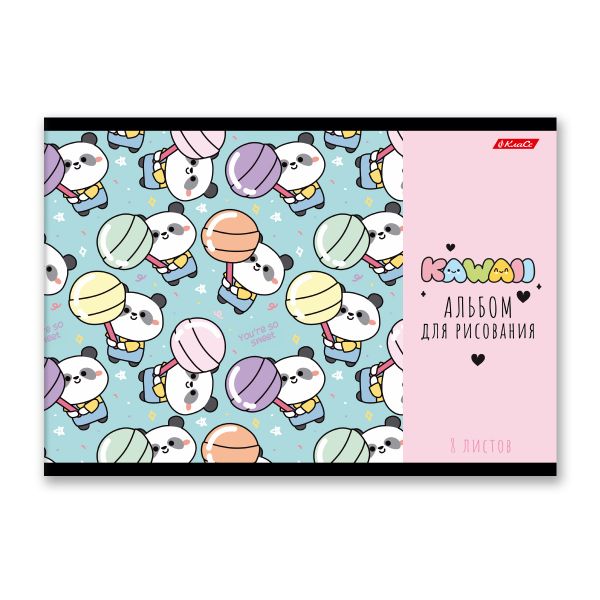 Альбом для рисования 100 г/м², A4 29х20.5 см, 8 л. на скобе, 20 шт, От улыбки 000683, Светоч 8АЛСК4_1_3_9