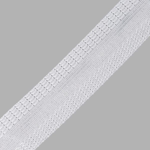 Тесьма брючная клеевая 25 мм / 3 метра, белый, 7210-9038