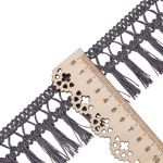 Бахрома отделочная 50.0 мм / 25 метров, 301 темно-серый, 0390-0040, T-04