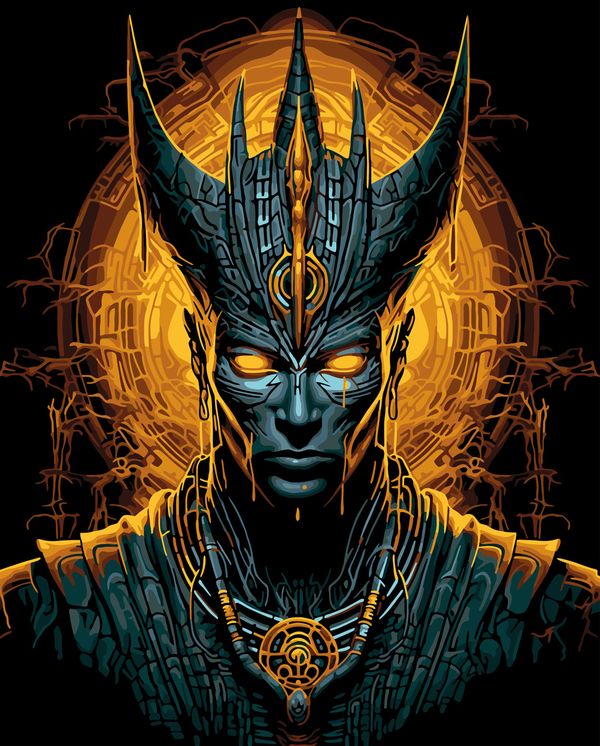 Картина по номерам Фрея PNB/PL-304, Великий Осирис, 50х40 см