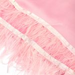 Перья на ленте Страус 8 см, FBY-08-123, цв. нежно-розовый, 2м