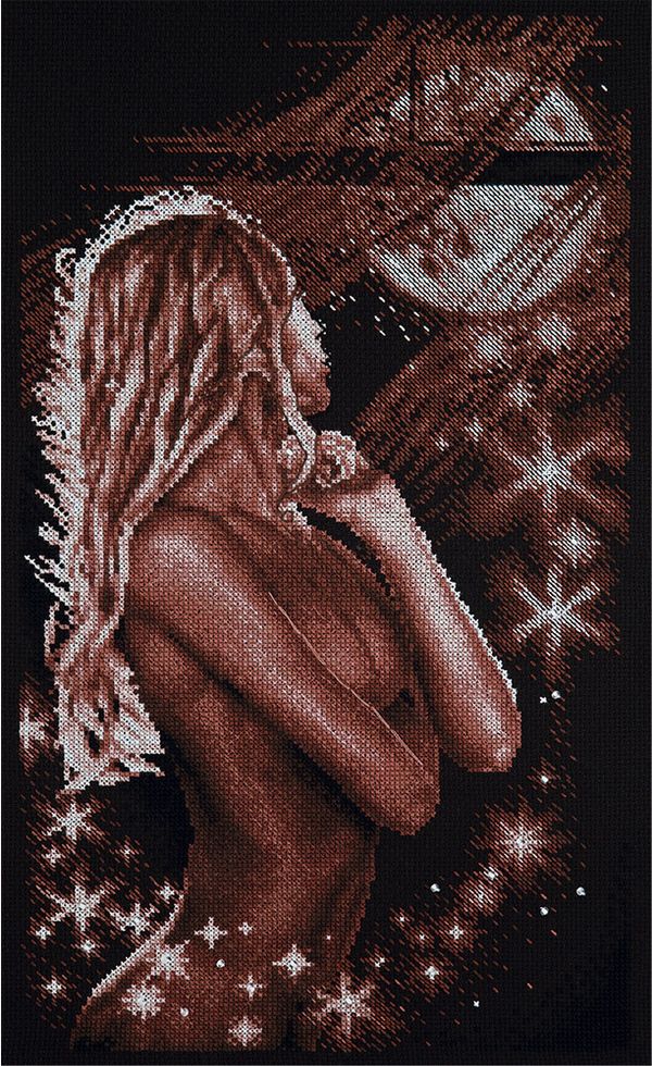 Набор для вышивания нитками Panna, Маргарита, 22,5х40 см