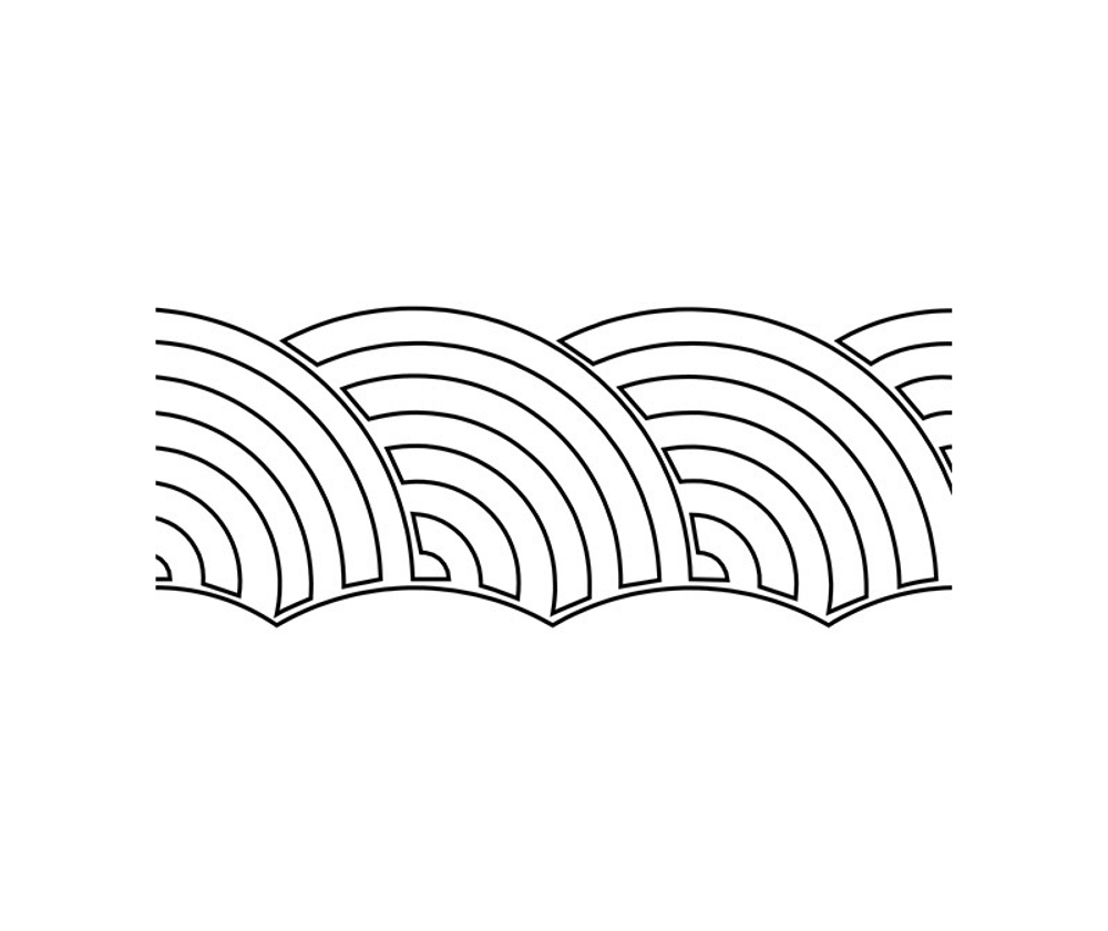 Шаблон "Baptist Fan" Handi Quilter, HG00310, Handi Quilter, 1 шт