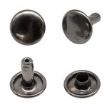 Хольнитены двухсторонние ⌀9 мм, h=9 мм, сталь, New Star №33.5, чер.никель, уп≈2000 шт