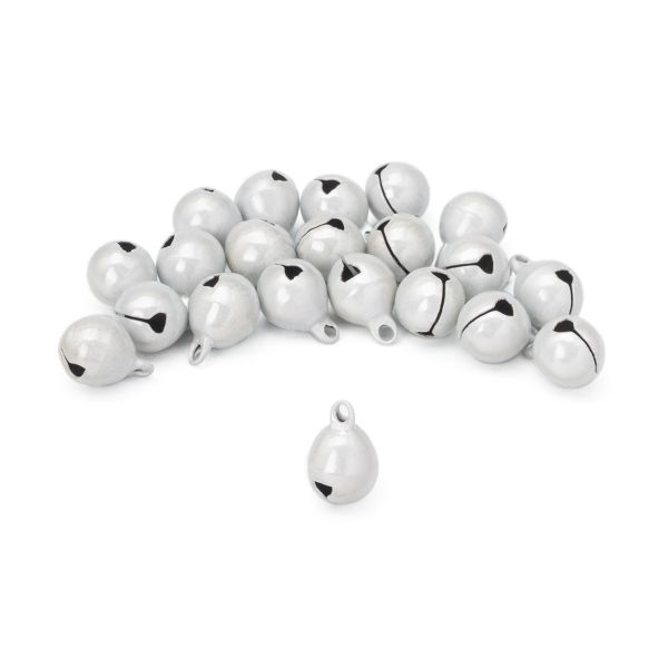 Бубенчики жемчужные 10 мм, 20 шт, Astra&Craft, QYB-005 белый