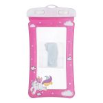 Чехол для телефона водонепроницаемый 22х11х2 см, №02 прозрачный/розовый, Lol&Pop LLP-305