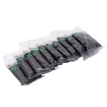 Бисер Astra&Craft 11/0 (2.1 мм), 200 г (10х20 г), цв. М924-О мокрый асфальт/непрозрачный, матовый