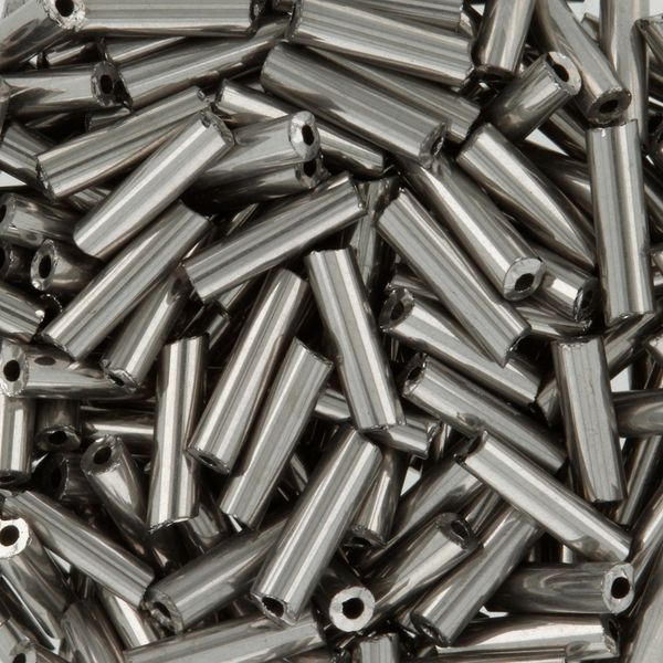 Бисер стеклярус Zlatka 100 г (10х10 г), №0577 черн.никель GG