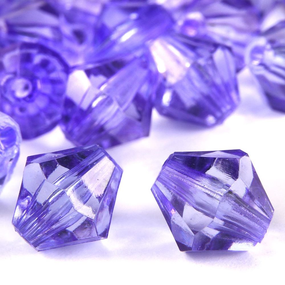 Бусины акрил ⌀10 мм, 25 г, ромбовидные, Astra&Craft, 30