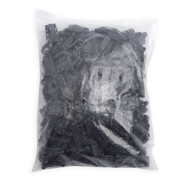 Крючок шубный PQ 45 мм, серый, PQ5207, 100 шт