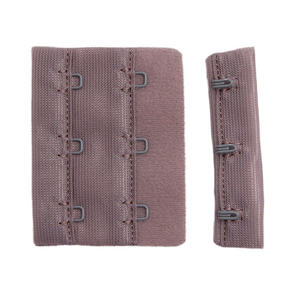 Застежки для бюстгальтера текстильные 3х2, 57 мм, 1645 шиншилла, 2494, 25 шт, Arta