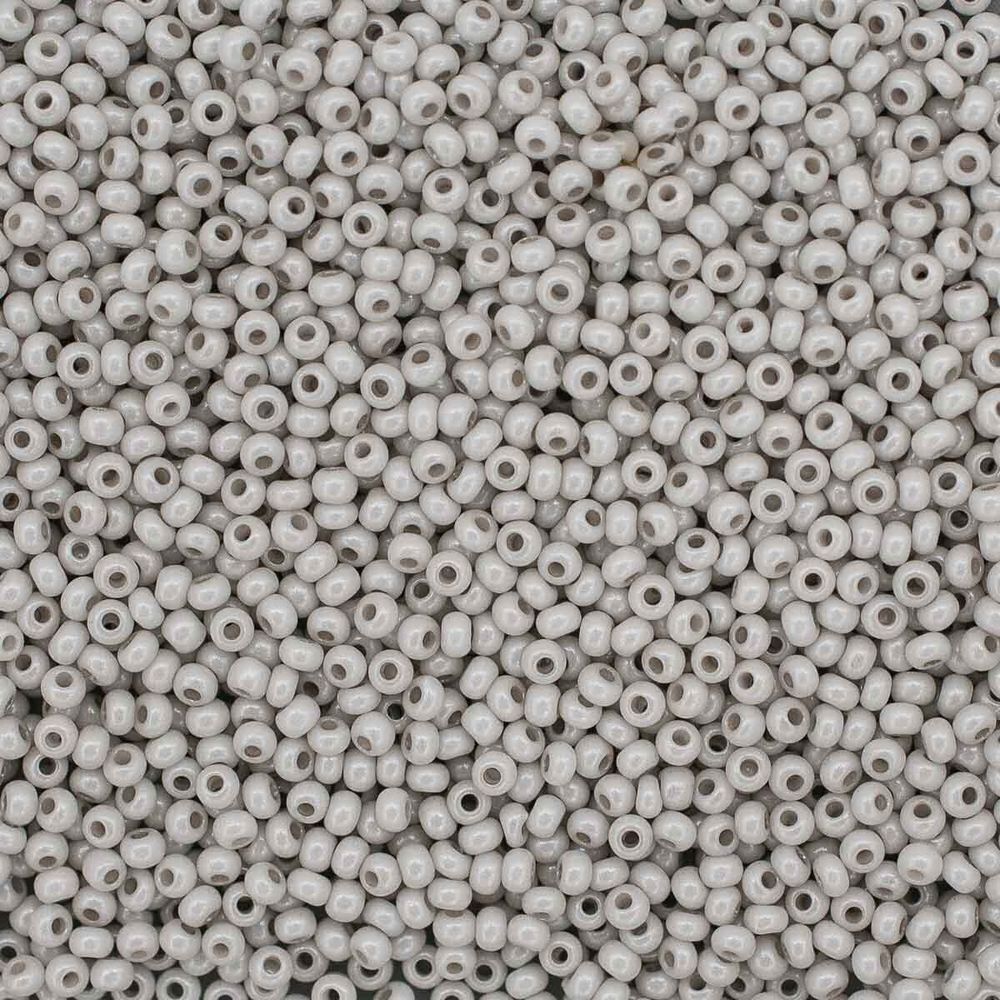 Бисер Preciosa 10/0 (2.3 мм), 100 г (5х20 г), мелованный, Preciosa, цв. 16249