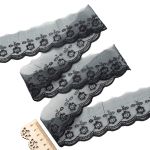 Кружево капроновое 53 мм / 6.8 м (±4 см) 0574-2013, черный