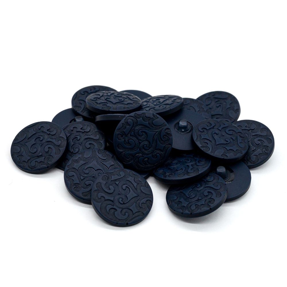 Пуговицы на ножке 3.01-761-34, т.синий, 20 шт