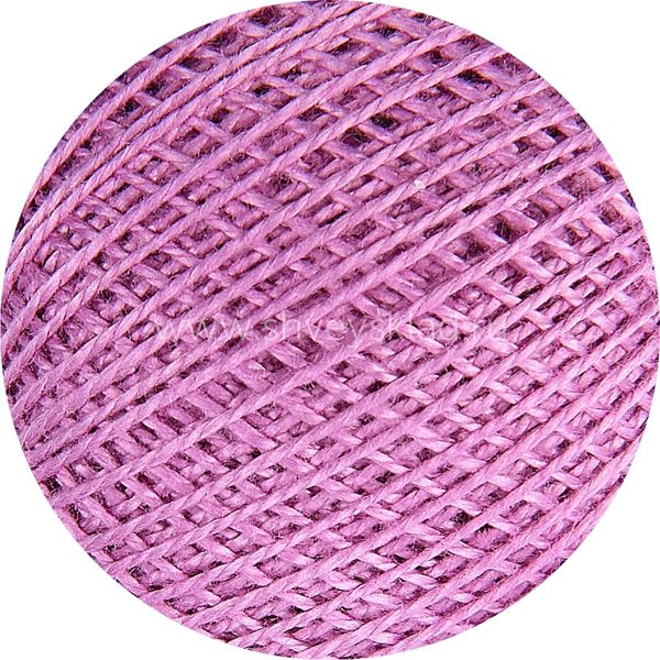 Пряжа ПНК им.Кирова Ирис / уп.20 мот. по 25 г, 150м, 2106 сиреневый