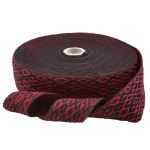 Лента для поясов 50 мм / 25 метров, рис. 9547 (черный/красный) С3798Г17