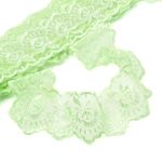 Кружево капроновое 45 мм / 9.14 м, TBS.30010 цв.080 св.салатовый, Kruzhevo