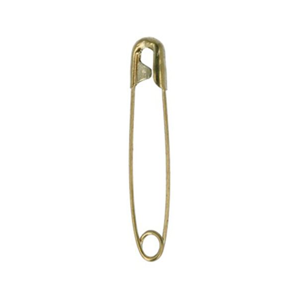 Булавки английские золото, 25 шт, 36 мм, Gamma PAG-36