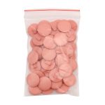 Пуговицы на ножке 28L (18мм), пластик (Peach (персиковый)), NE68, 48 шт