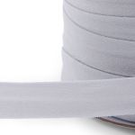 Косая бейка трикотажная 15 мм / 132±1 метра, 0511-0071, C154 светло-серый