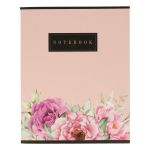 Тетрадь Ботаника A5 96 л. на скобе 60 г/м², 6 шт, клетка, SVT 960621 05 цветы на розовом, Светоч