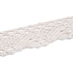 Кружево вязаное (тесьма) хлопковое 40 мм / 25 метров, рис.40.01.192 (лен) С3749Г17